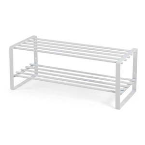 Biela kovová skrinka na topánky 70x29x27 cm Rex – Spinder Design vyobraziť