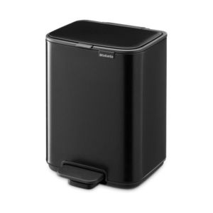 Matne čierny pedálový oceľový odpadkový kôš 4 l Bo – Brabantia vyobraziť