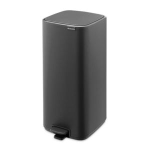 Tmavosivý pedálový oceľový odpadkový kôš 30 l Bo – Brabantia vyobraziť