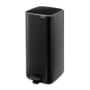 Matne čierny pedálový oceľový odpadkový kôš 30 l Bo – Brabantia vyobraziť