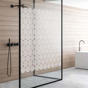 Samolepky na okno 50 ks 10x10 cm Clackout Circle – Ambiance vyobraziť