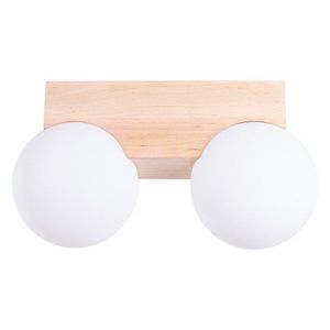 Biele/v prírodnej farbe stropné svietidlo so skleneným tienidlom ø 12 cm Solum – Sollux vyobraziť