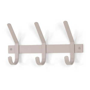 Taupe kovový nástenný vešiak 40 cm Dexter – Spinder Design vyobraziť