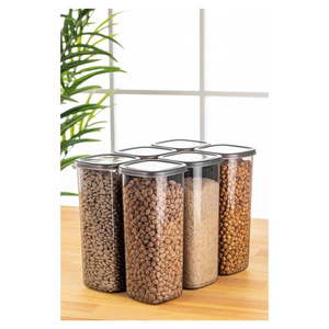 Plastové dózy v súprave 6 ks na potraviny Fresco – Hermia vyobraziť