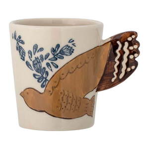 Krémovobiely kameninový hrnček 260 ml Hezha – Bloomingville vyobraziť