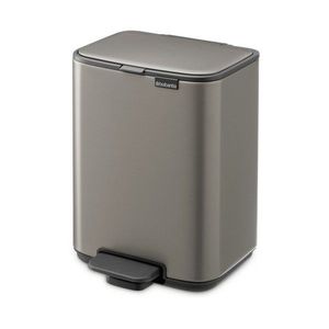Sivý pedálový oceľový odpadkový kôš 4 l Bo – Brabantia vyobraziť