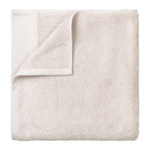 Krémovobiely froté bavlnený uterák 50x100 cm Riva – Blomus vyobraziť