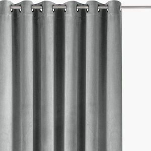 Sivý zamatový dimout záves 265x225 cm Velto – Filumi vyobraziť