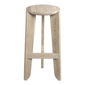 Barová stolička z dubového dreva v prírodnej farbe (výška sedadla 75 cm) Eli – Blomus vyobraziť