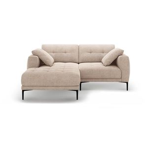 Svetlohnedá rohová pohovka (ľavý roh/s leňoškou) Bemy – Micadoni vyobraziť