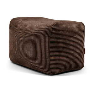 Tmavohnedý menčestrový sedací vak Plus 70 Lounge – SLOWDOWN vyobraziť