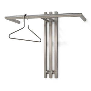 Kovový nástenný vešiak v striebornej farbe 65 cm Senza – Spinder Design vyobraziť