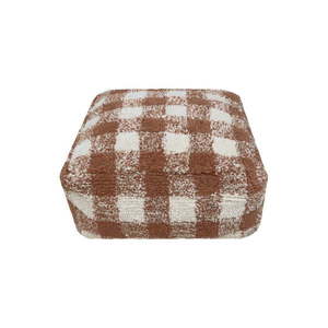 Hnedý detský puf Vichy Toffee – Lorena Canals vyobraziť