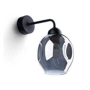 Čierne nástenné svietidlo ø 25 cm Garten – Sollux vyobraziť