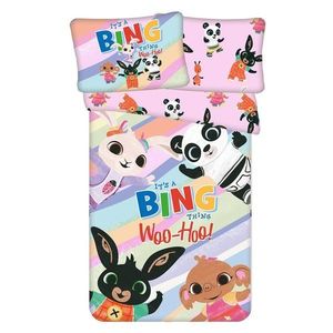 Bavlnené detské obliečky do postieľky 100x135 cm Bing "It's a thing" – Jerry Fabrics vyobraziť