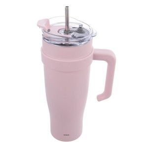 Ružový termo hrnček so slamkou 1, 2 l Termo – Orion vyobraziť