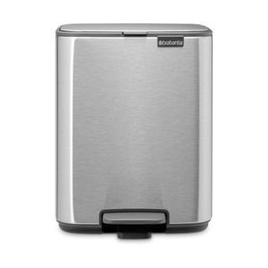 Pedálový oceľový odpadkový kôš v matne striebornej farbe 7 l Bo – Brabantia vyobraziť