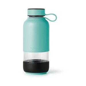 Tyrkysovomodrá cestovná sklenená fľaša 500 ml To Go – Lékué vyobraziť