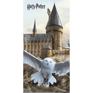 Bavlnená detská osuška 70x140 cm Harry Potter "Hedwig" – Jerry Fabrics vyobraziť