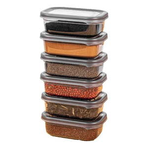 Dózy v súprave 6 ks na potraviny Fresco – Hermia vyobraziť