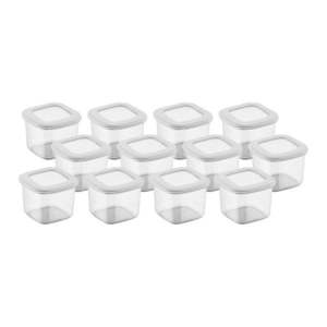 Plastové dózy v súprave 12 ks na potraviny – Hermia vyobraziť