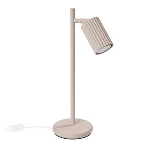 Taupe kovová stolová lampa (výška 43 cm) Gleam – Sollux vyobraziť