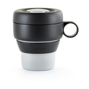 Čierny termo hrnček 400 ml To Go – Lékué vyobraziť