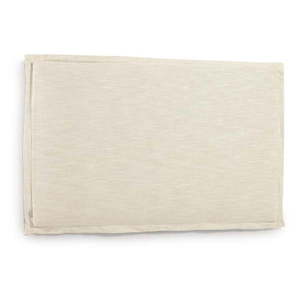 Biele čalúnené čelo postele 186x106 cm Tanit – Kave Home vyobraziť