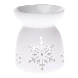 Biela porcelánová aromalampa Dakls, výška 9 cm vyobraziť