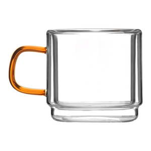 Sklenené hrnčeky v súprave 2 ks na espresso 80 ml Amber – Vialli Design vyobraziť