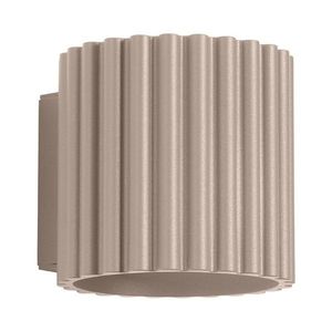 Taupe nástenné svietidlo ø 10 cm Zora – Sollux vyobraziť