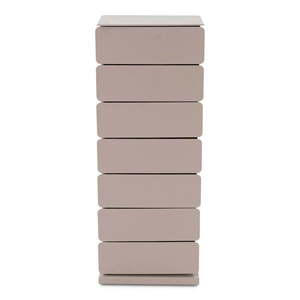 Taupe kovová komoda 37x99x26 cm Joey – Spinder Design vyobraziť