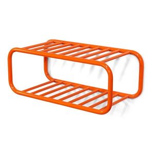 Oranžová kovová závesná skrinka na topánky 72x28x35 cm Retro – Spinder Design vyobraziť