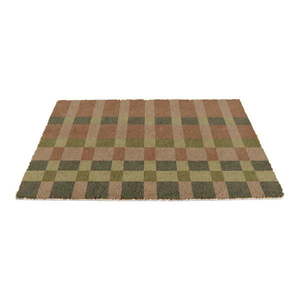 Rohožka z kokosového vlákna 40x60 cm Pink and Blue Check – Artsy Doormats vyobraziť