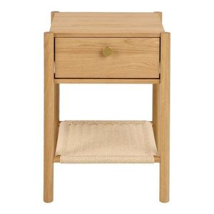 Nočný stolík v dekore duba v svetlo prírodnej farbe Monfort – Actona vyobraziť
