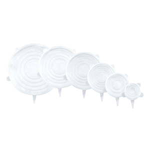 Silikónové univerzálne viečka na potraviny v súprave – Maximex vyobraziť