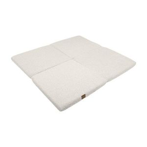 Krémová detská hracia podložka 120x120 cm – Meowbaby vyobraziť