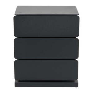 Čierna kovová komoda 37x45x26 cm Joey – Spinder Design vyobraziť