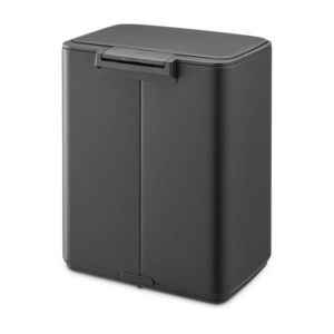 Tmavosivý pedálový oceľový odpadkový kôš 12 l Bo – Brabantia vyobraziť