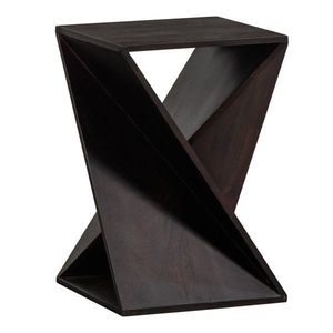 Odkladací stolík z masívu akácie 41x41 cm Ikem – WOOOD vyobraziť