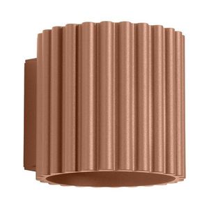 Svetlohnedé nástenné svietidlo ø 10 cm Zora – Sollux vyobraziť