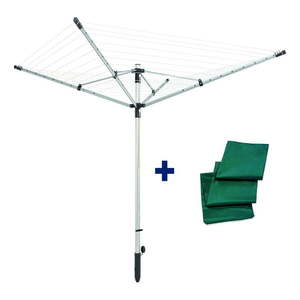 Vonkajší sušiak na bielizeň v striebornej farbe 50 m LinoLift 500 – LEIFHEIT vyobraziť