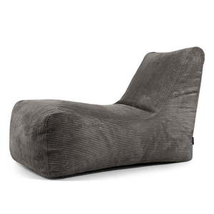 Tmavosivý menčestrový sedací vak Lounge – SLOWDOWN vyobraziť