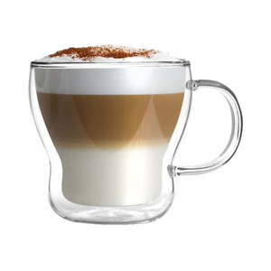 Sklenené hrnčeky v súprave 2 ks na cappuccino/dvojstenné 370 ml Bolla – Vialli Design vyobraziť
