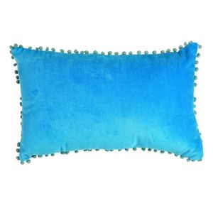 Zamatový dekoračný vankúš 33x50 cm Pom Pom – Rex London vyobraziť