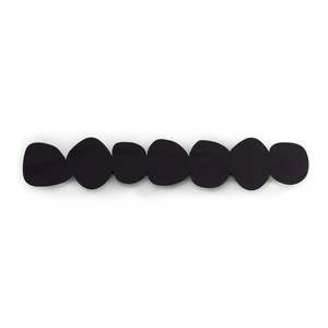 Čierny kovový nástenný vešiak s poličkou 80 cm Tumulo – Spinder Design vyobraziť