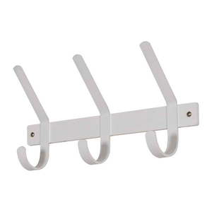 Biely kovový nástenný vešiak 40 cm Dexter – Spinder Design vyobraziť