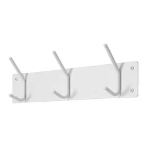 Biely kovový nástenný vešiak 40 cm Fusion – Spinder Design vyobraziť