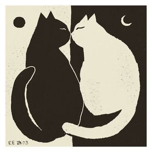 Plagát 50x50 cm You and Me – Enikő Katalin Eged – The Poster Club vyobraziť