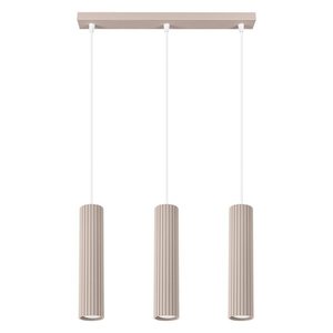 Taupe kovové závesné svietidlo Gleam – Sollux vyobraziť